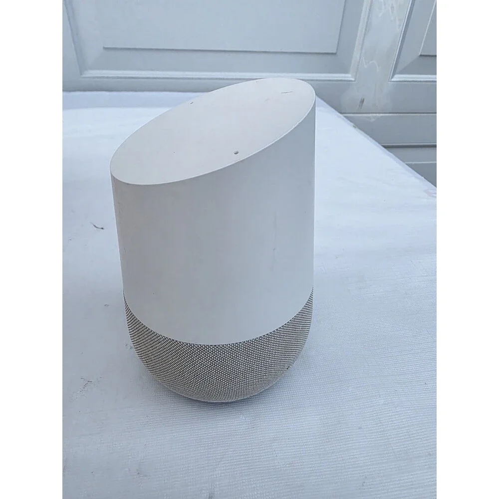 Google Home Smart Assistant Speaker - White Slate No cord Ships Fast!!!